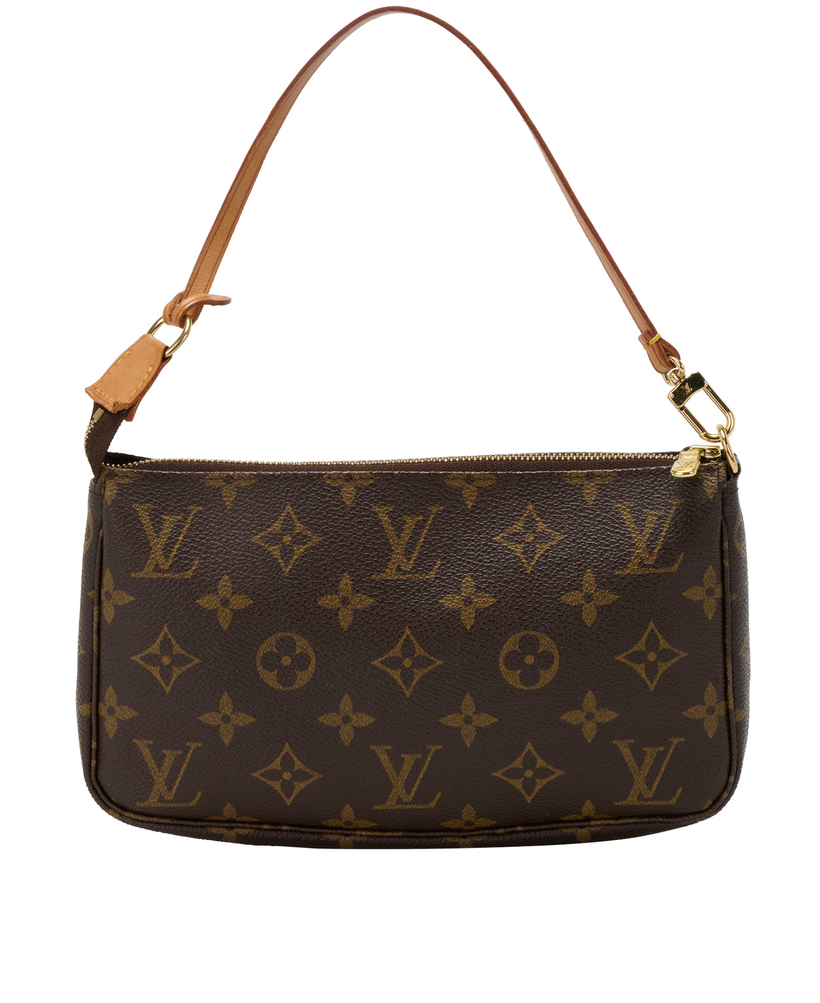 Pochette, &pound;630, Handbags, Brown, Canvas, Back view